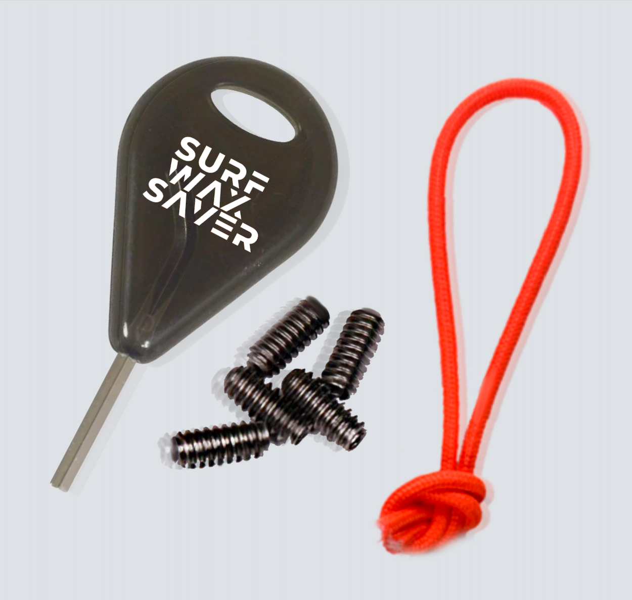 The 'LOT' Bundle - Accessories - Fin Key, Leash Cord & Grub Screws