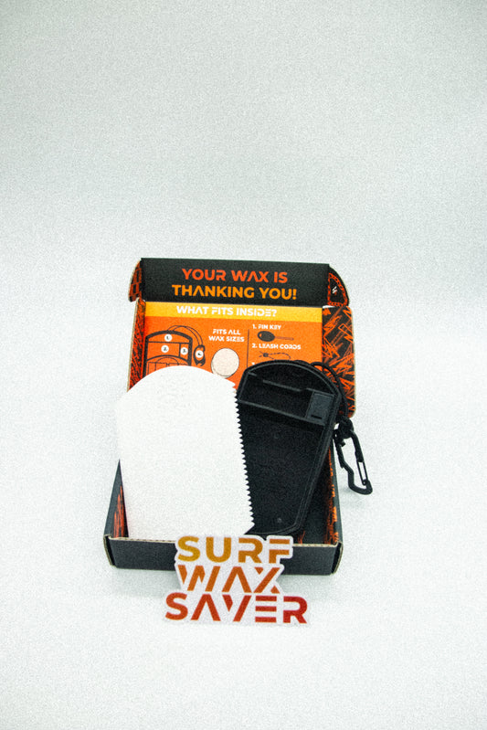 Surf Wax Saver - BLACK n WHITE